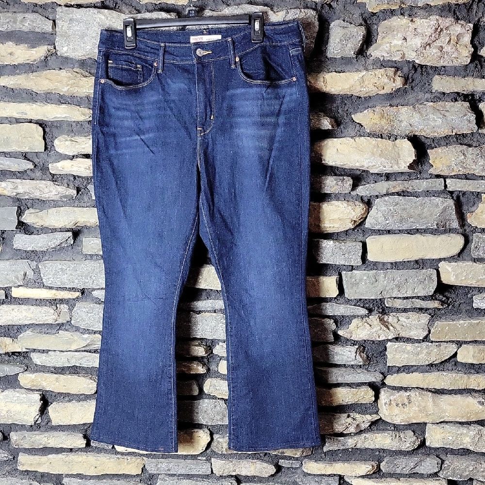 Signature by Levi Strauss Dark Blue Midrise Bootcut Jeans